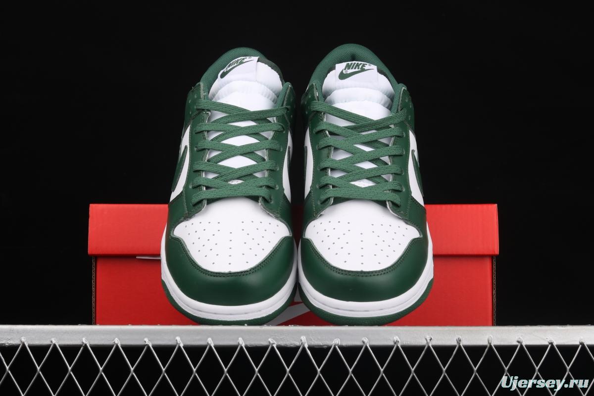 NIKE SB DUNK Low Team Green Michigan White and Green Slam Dunk Series low side Leisure Sports Skateboard shoes DD1391-101