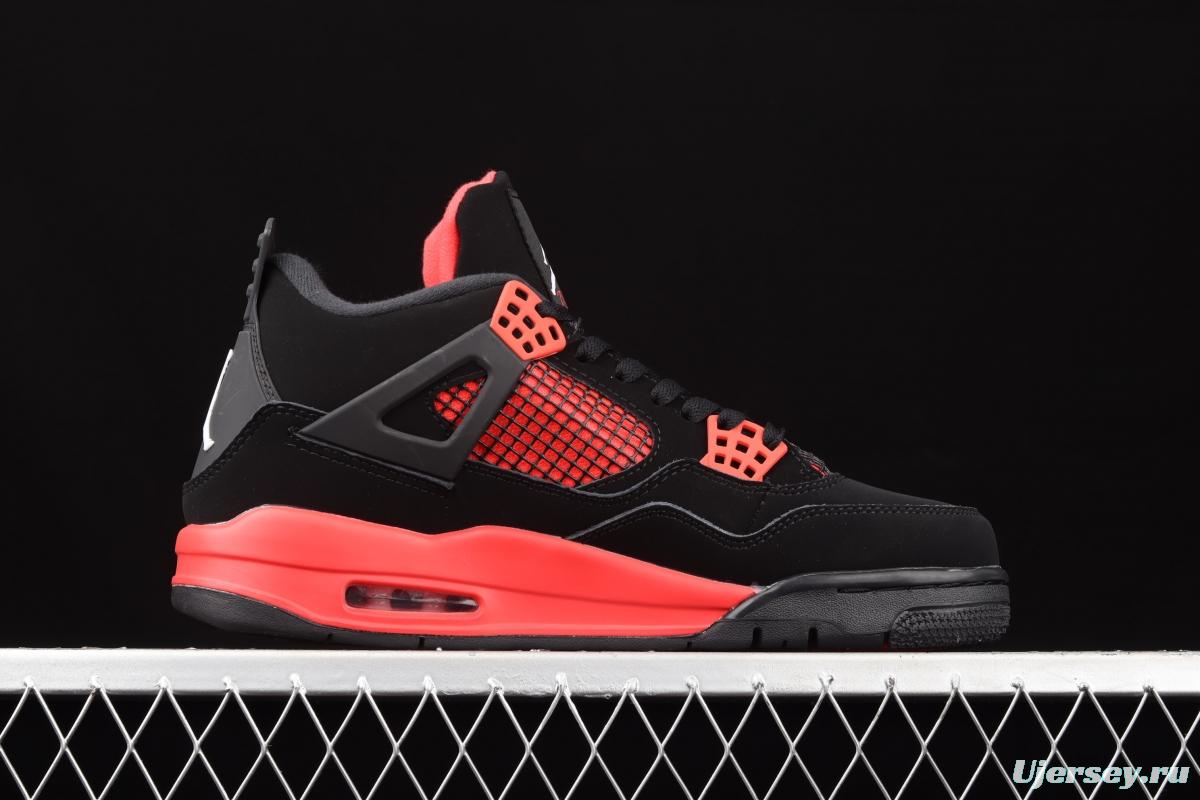 Air Jordan 4 Retro SE University Blue New Black and Red retro Leisure Sports Culture Basketball shoes CT8527-016