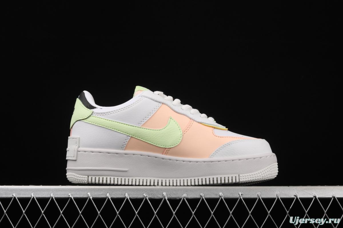 NIKE Air Force 1 ShAdidasow light weight heightened low-top 100-board shoes CI0919-107,