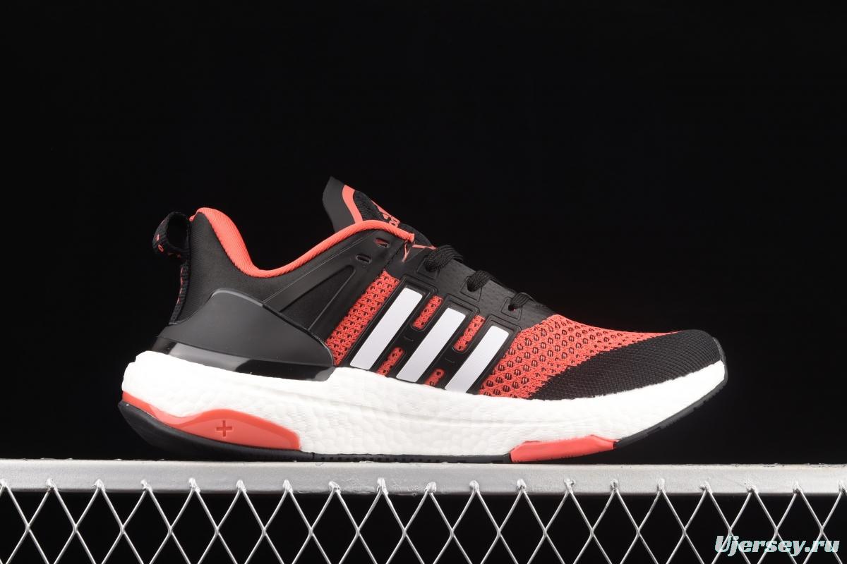 Adidas EQUIPMENT+ H02757 2021 new cushioning breathable popcorn casual running shoes