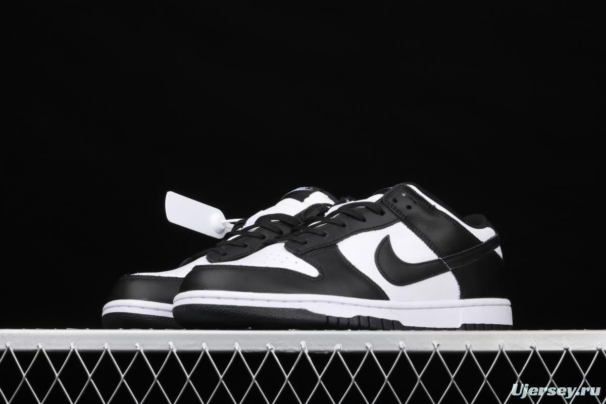 NIKE SB DUNK Low black and white panda head casual board shoes DD1391-100