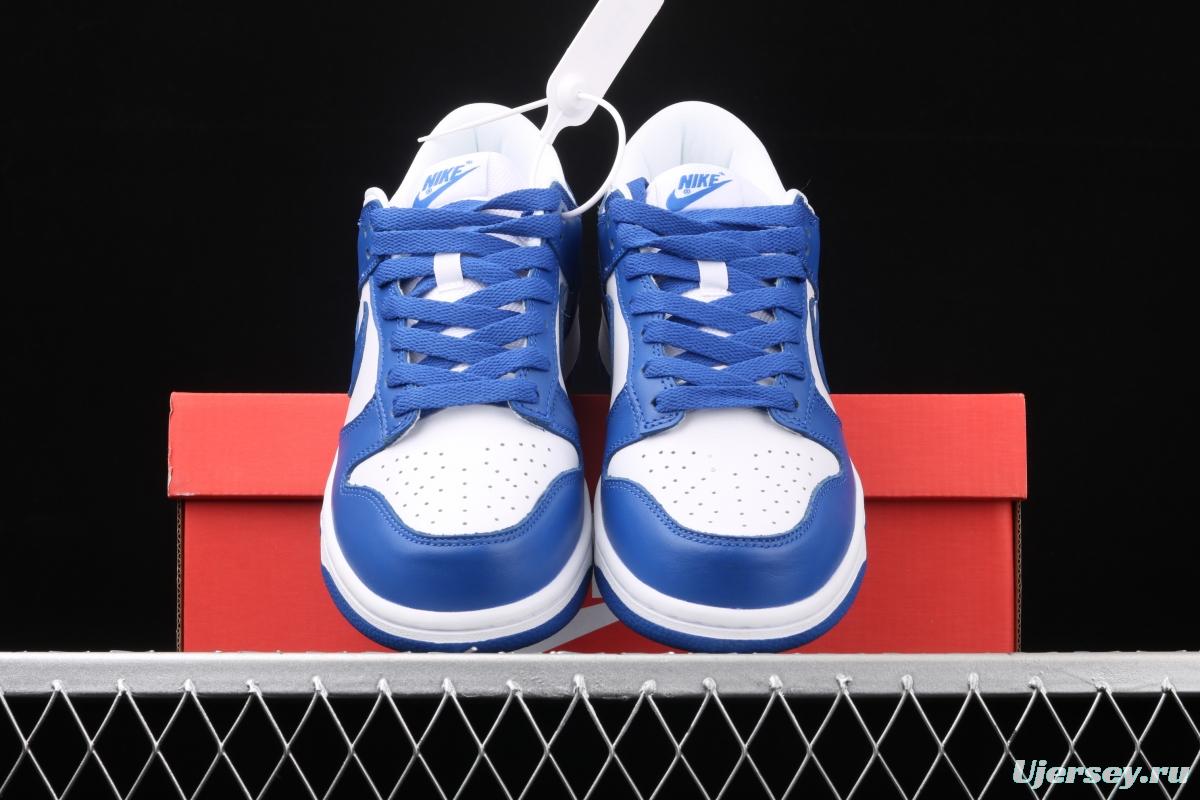 NIKE SB DUNK Low NCAA 35th Anniversary White Blue first year Color matching Skateboard shoes CU1726-100