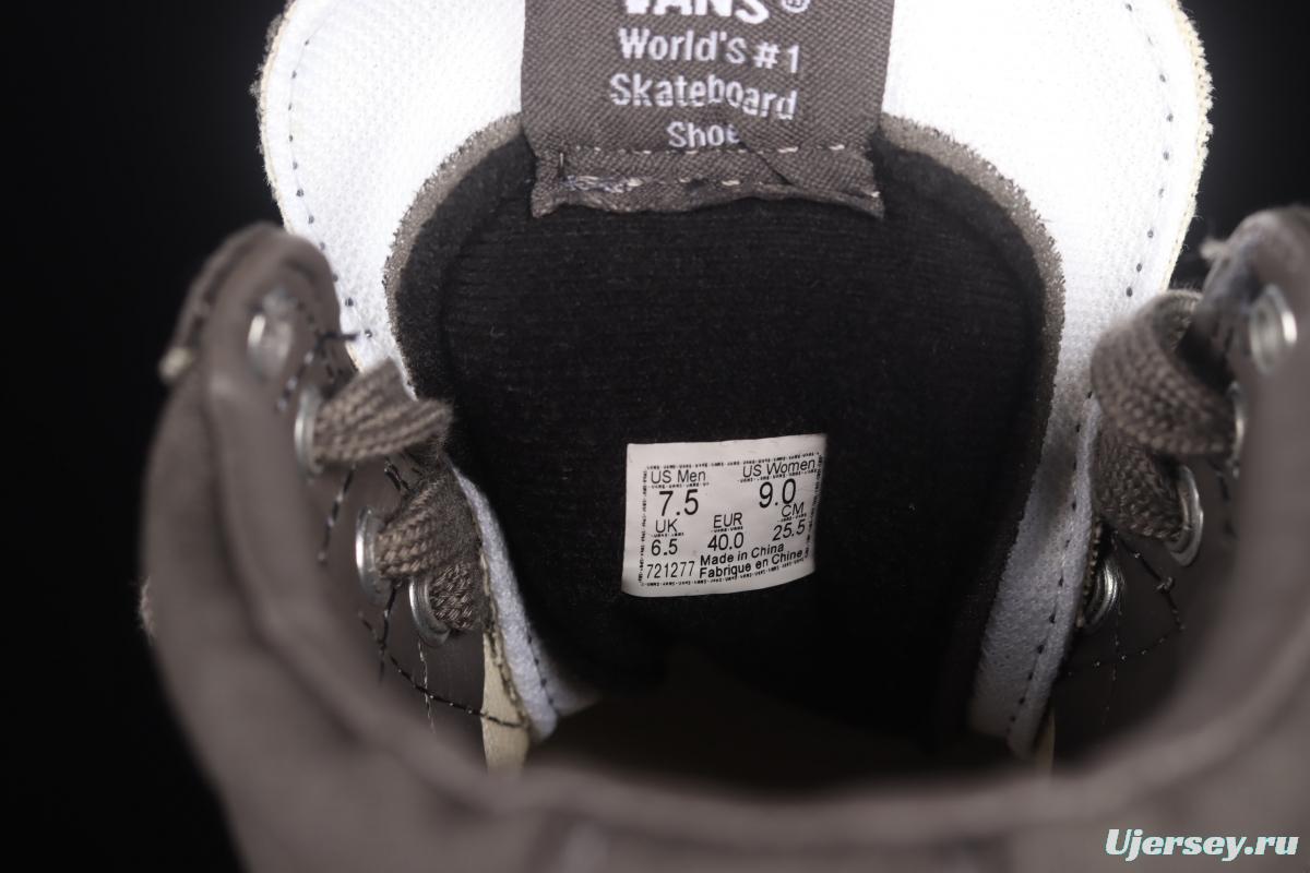 Vans Sk8-Hi Slim classic haze grey high top casual board shoes VN0A38F7POT