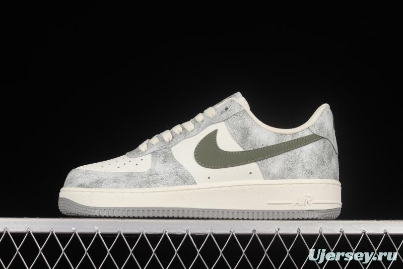 NIKE Air Force 1'07 Low Rock Green Low Top Casual Sneakers BL5866-906