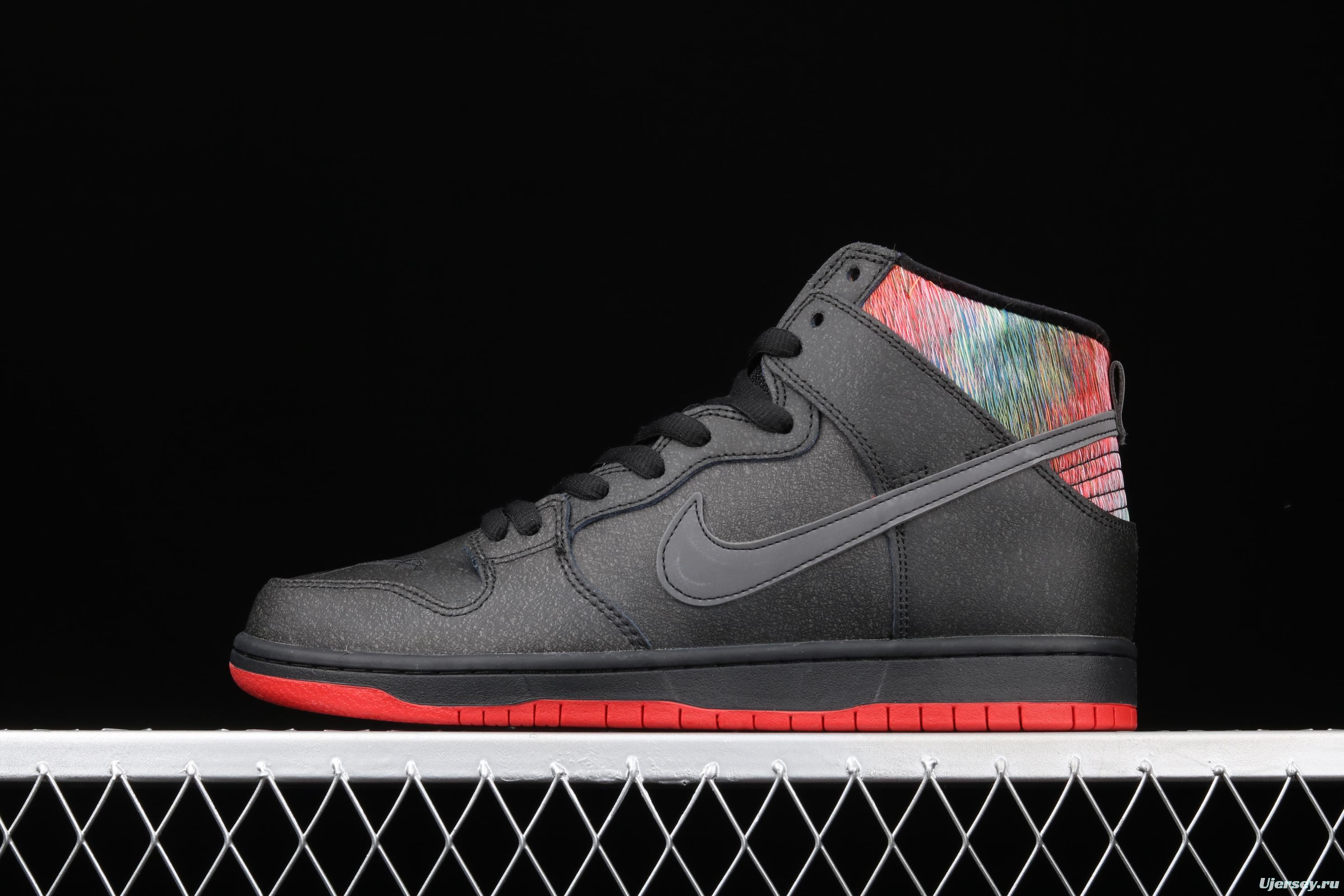 NIKE SB DUNK High Trd SB buckle rebound fashion casual board shoes 313171-028