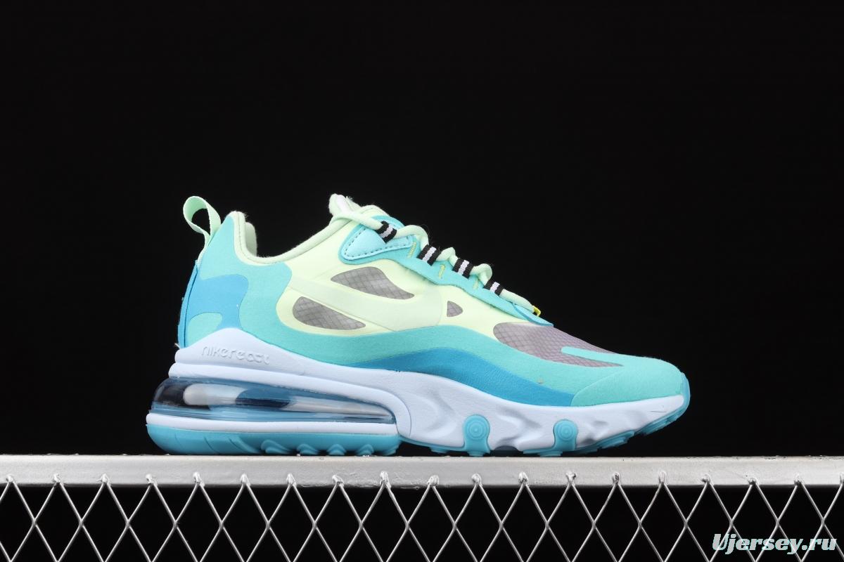 NIKE Air Max 270React high frequency mesh function half palm air cushion running shoes AO4971-301