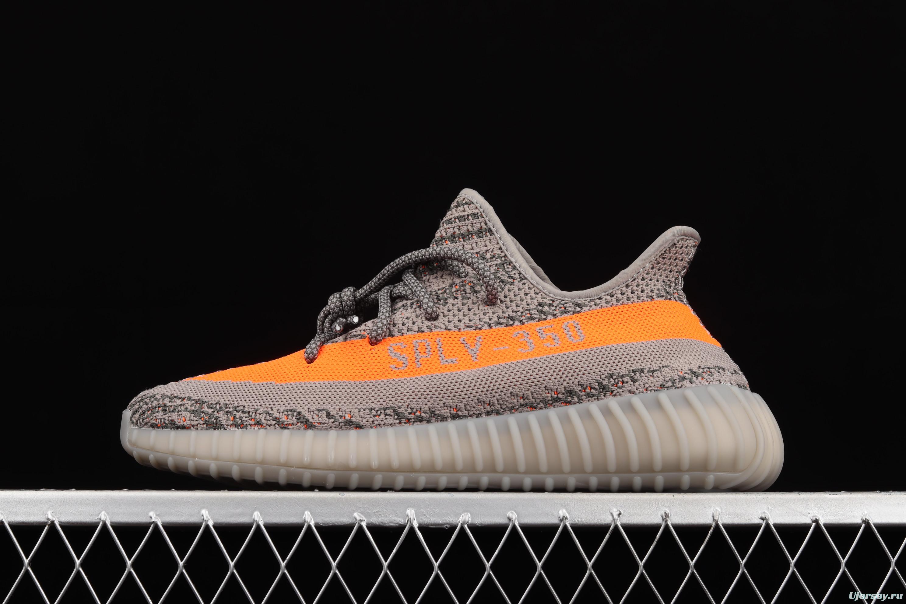 Adidas Yeezy 350 Boost V2 GW1229 Darth Coconut 350 second generation gray orange star