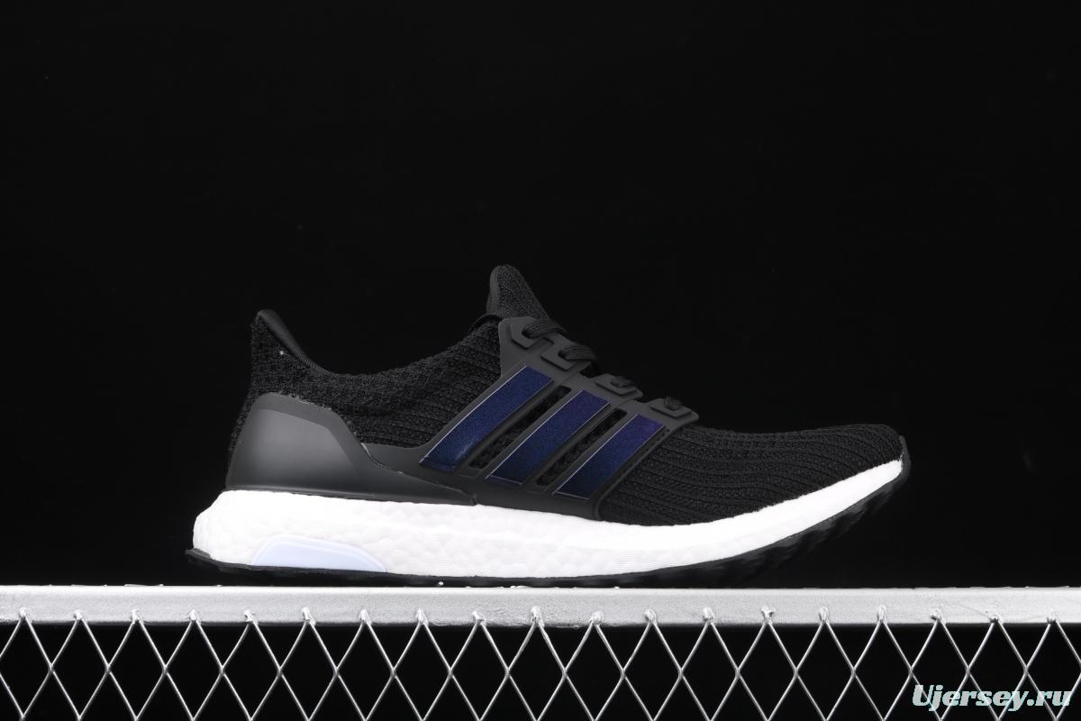 Adidas Ultra Boost 4.0FW5692 fourth generation knitted striped black and blue UB