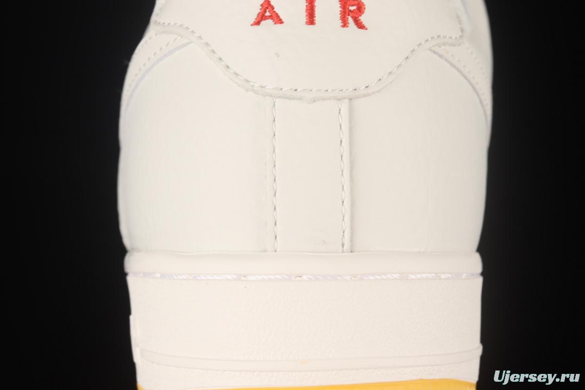NIKE Air Force 1x 07 Low beige yellow Phoenix Suns city limited low-top casual board shoes HQ8863-996