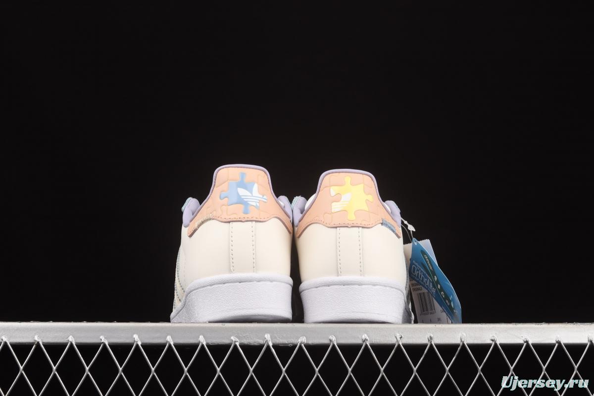Adidas Superstar GZ3413 shell head classic leisure board shoes