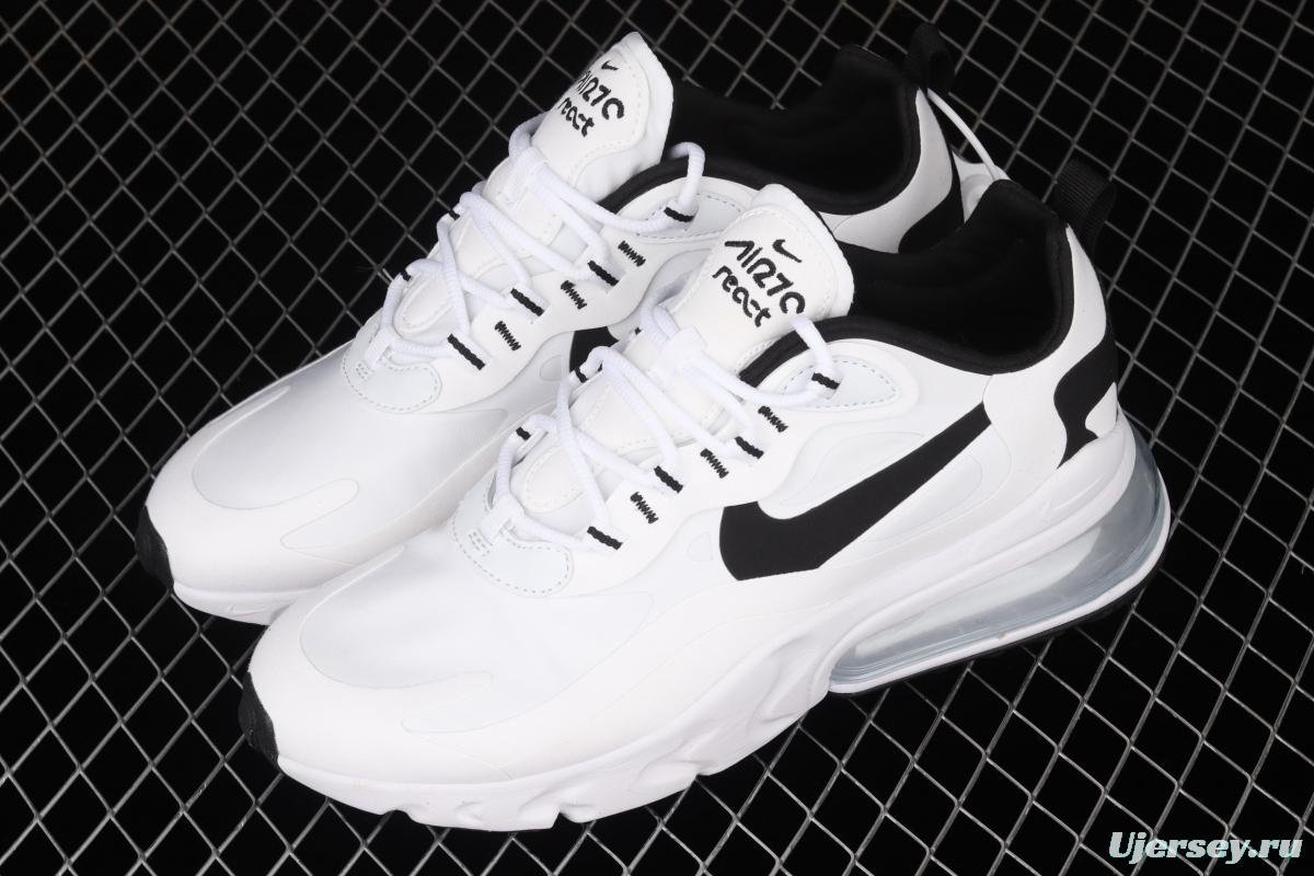 NIKE Air Max 270React new high-frequency mesh hollowing out function half-palm air cushion running shoes CT1264-102