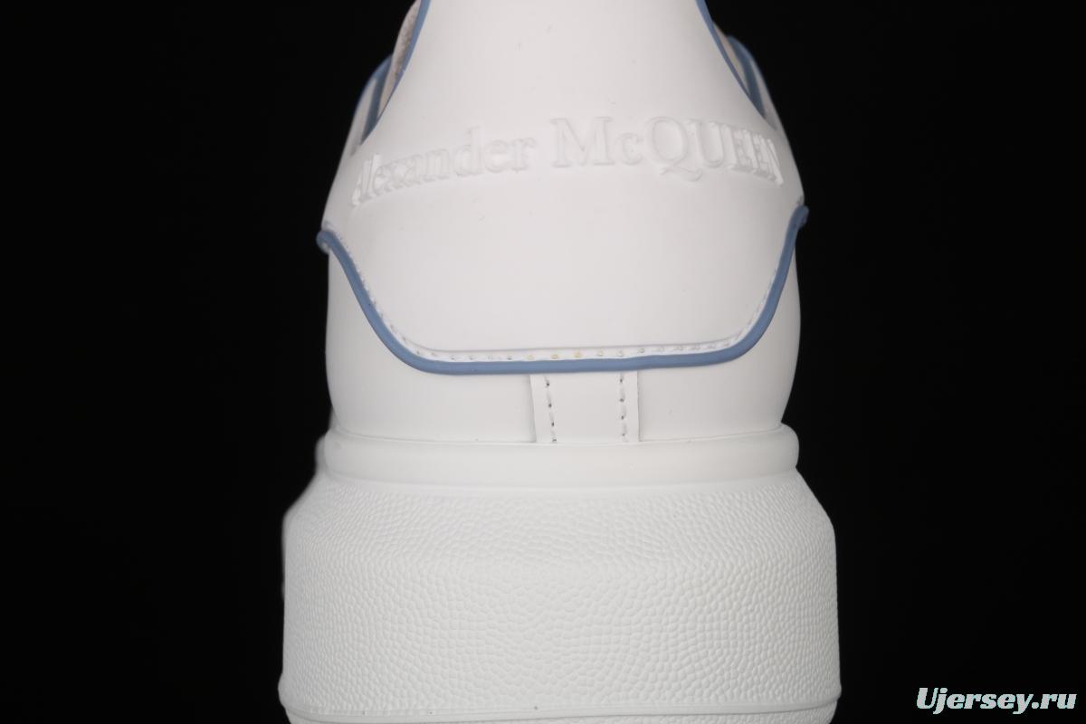 Alexander McQueen white and blue gel drop