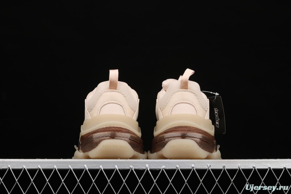 Balenciaga Triple S 3.0 full-combination nitrogen crystal outsole GA19710 for retro casual running shoes