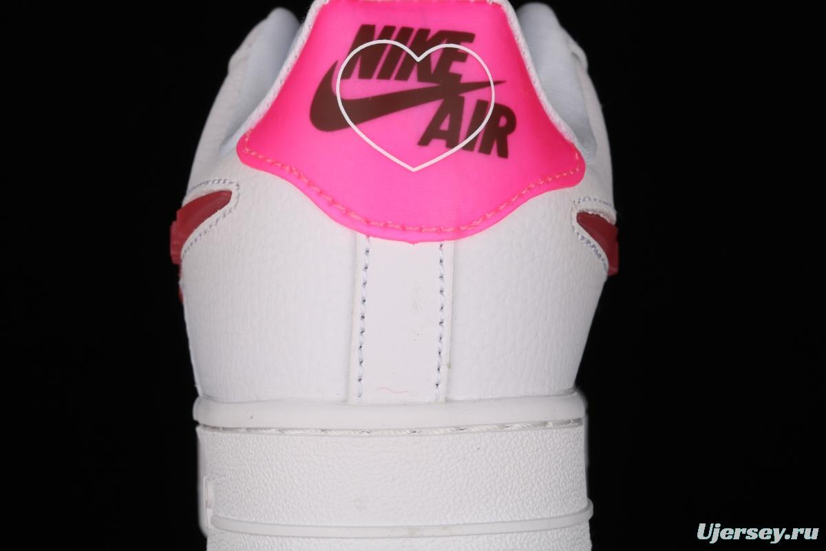 NIKE Air Force 1x 07 Low Valentine's Day jelly hook low side leisure sports board shoes CV8482-100