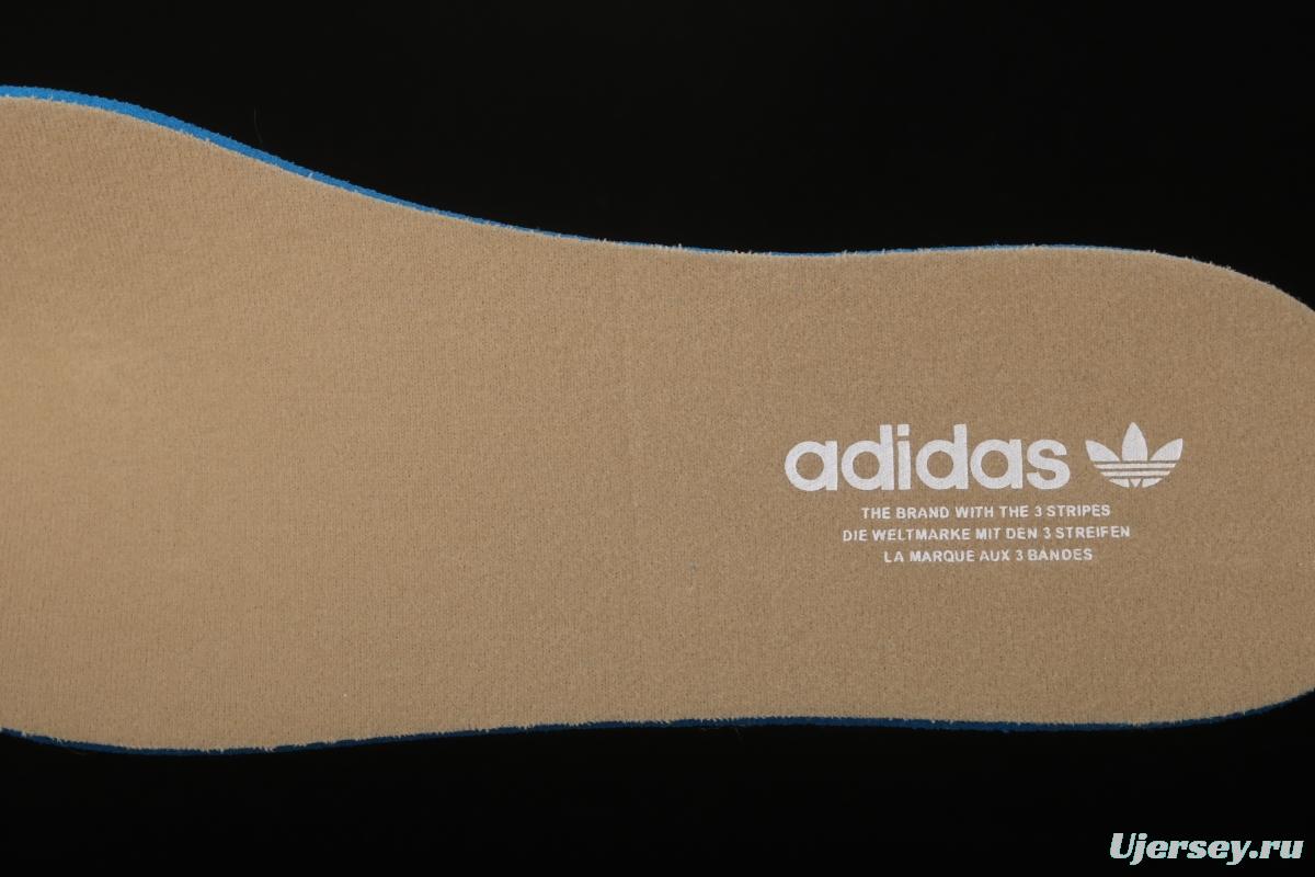 Adidas Sambarose W EG5158 clover vintage pure white embroidered thick-soled high board shoes