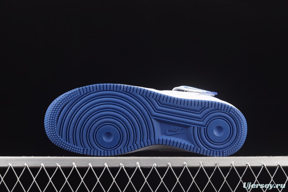 NIKE Air Force 1x 07 Mid line drawing middle side leisure sports board shoes CV1724-101