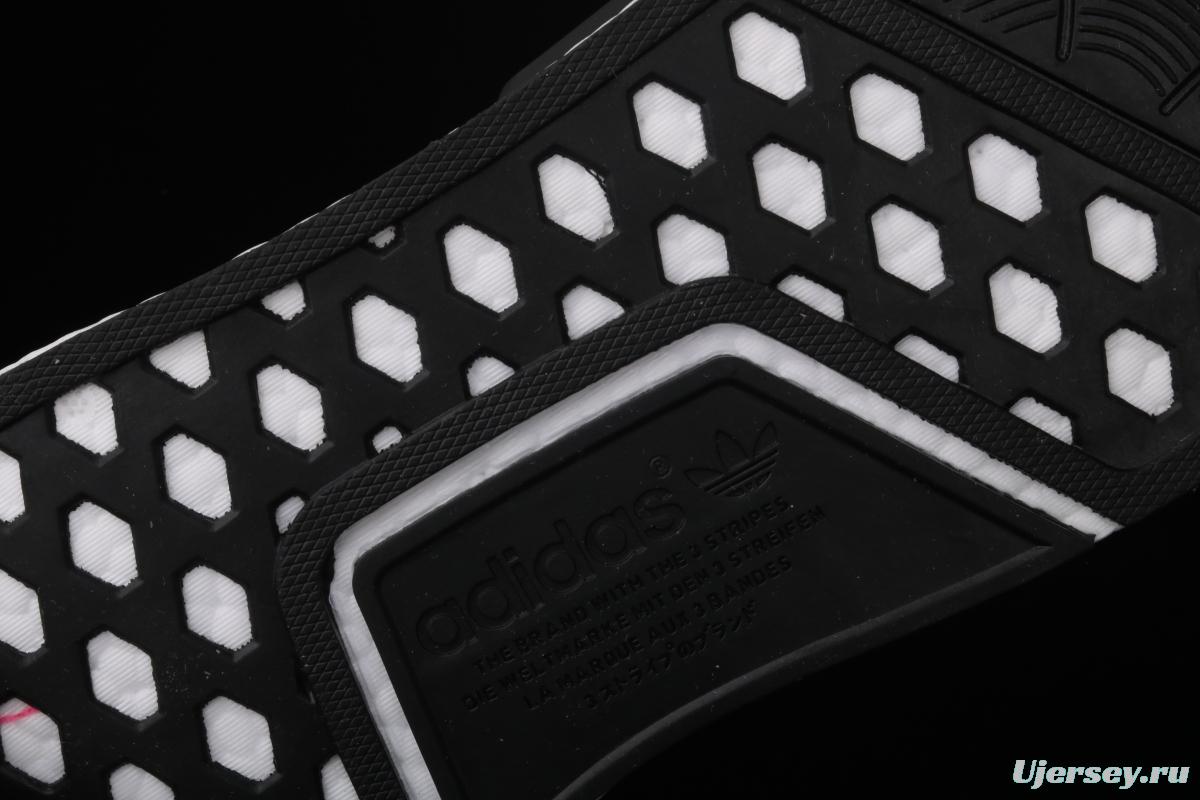 Adidas NMD R1 Boost V2 FW5326 second generation elastic knitted surface popcorn running shoes