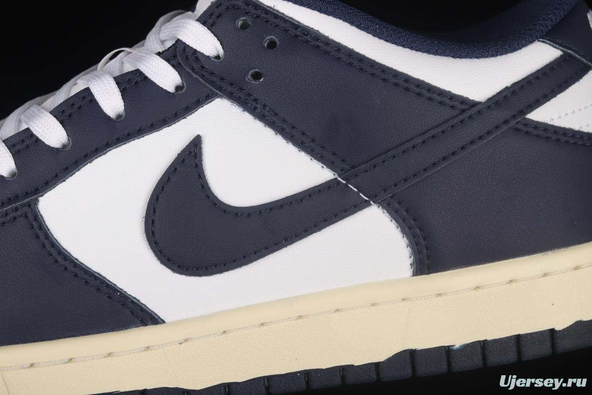 NIKE SB DUNK Low Navy Blue navy blue color SB buckle rebound fashion casual board shoes DD1503-115