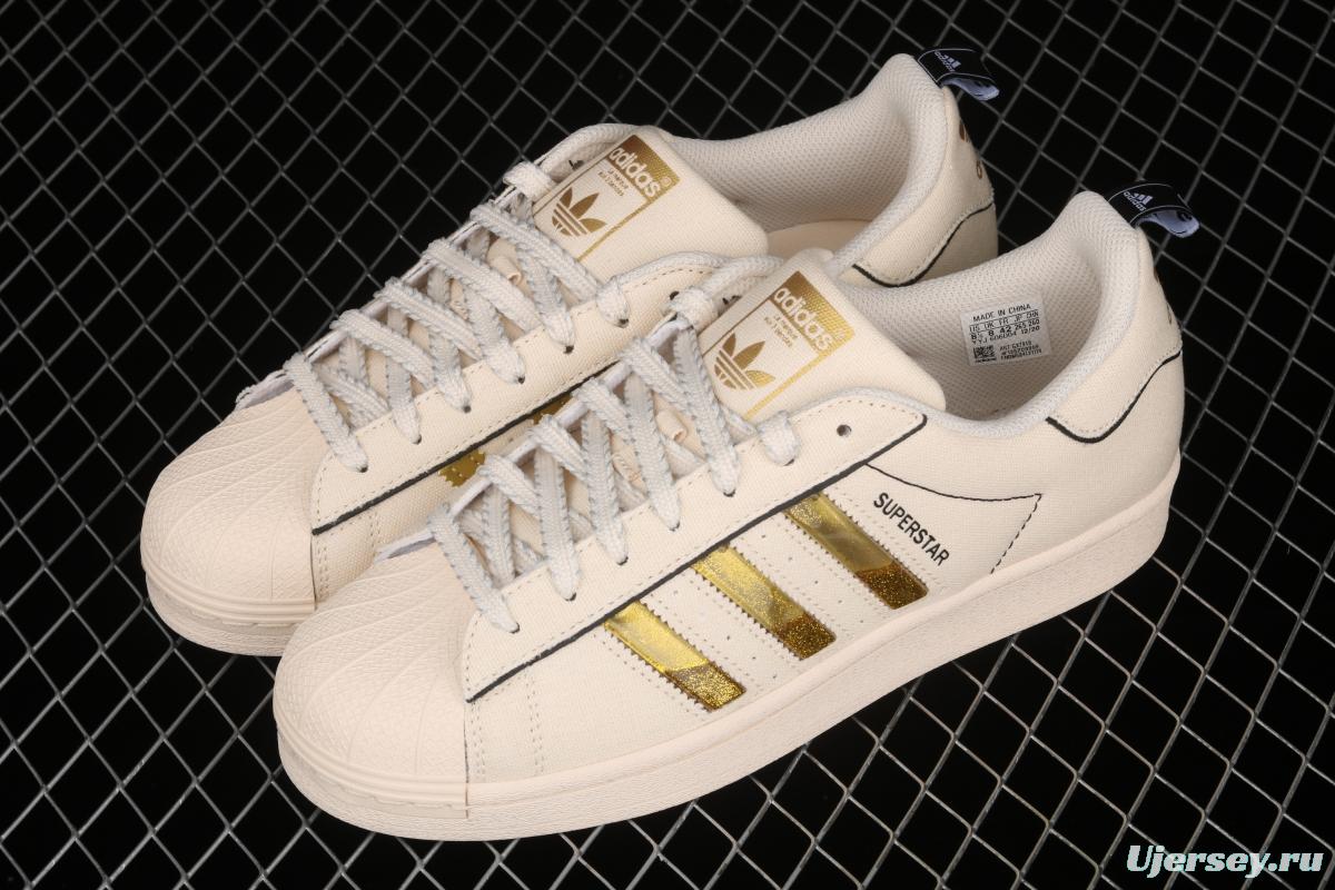 Adidas Superstar GX7916 shell head canvas leisure sports board shoes