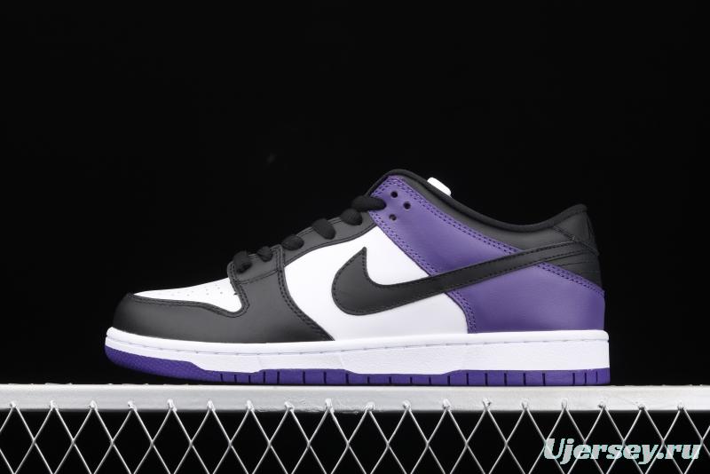 NIKE SB DUNK Low Court Purple black and purple North Carolina low-top leisure sports skateboard shoes BQ6817-500