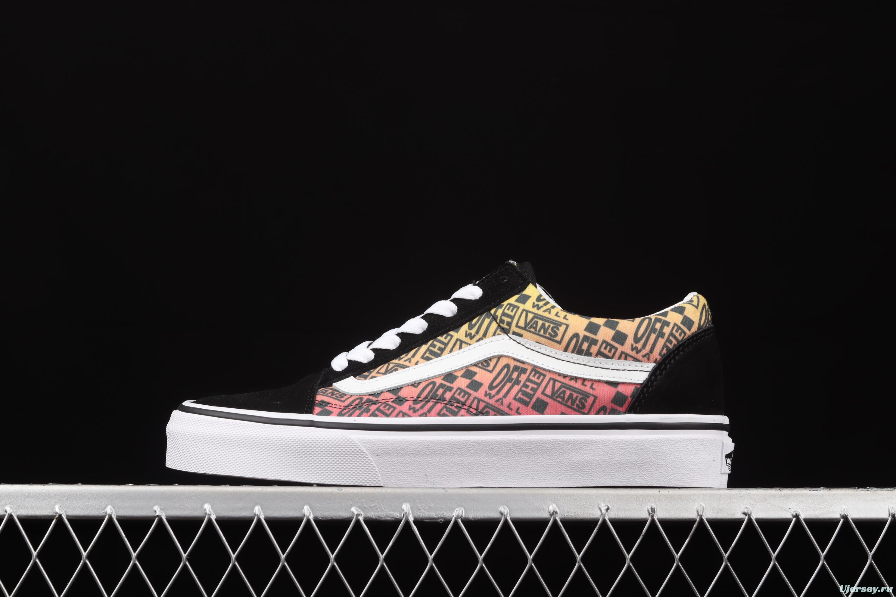 Vans Old Skool gradient color matching series low-top casual board shoes VN0A4U3B2N5