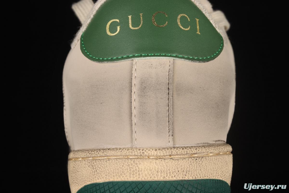 Gucci Distressed Screener Sneaker Gucci classic dirty shoes