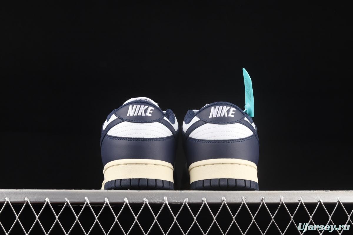 NIKE SB DUNK Low Navy Blue navy blue color SB buckle rebound fashion casual board shoes DD1503-115