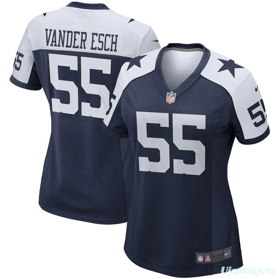 Women's Leighton Vander Esch Navy Alternate Player Limited Team Jersey