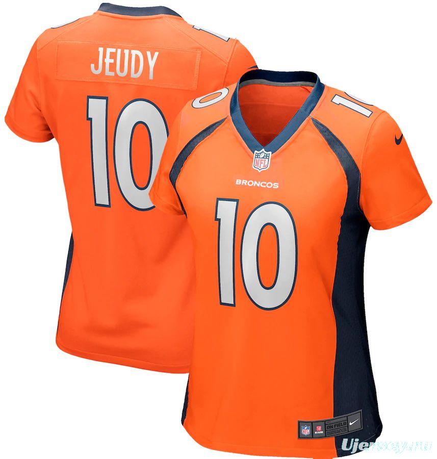 Women's Jerry Jeudy Orange Player Limited Team Jersey