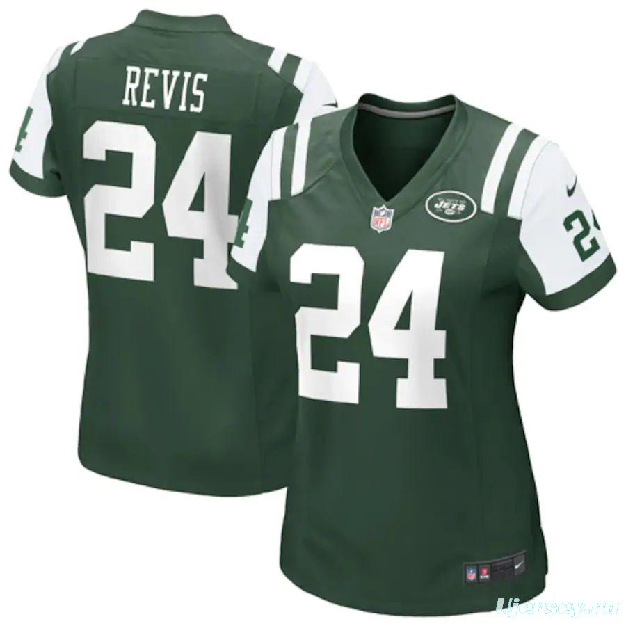 Women's Darrelle Revis Green Player Limited Team Jersey