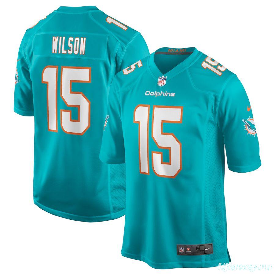 Men's Albert Wilson Aqua Player Limited Team Jersey