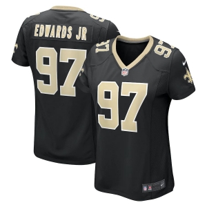 Women's Mario Edwards Jr. Black Player Limited Team Jersey