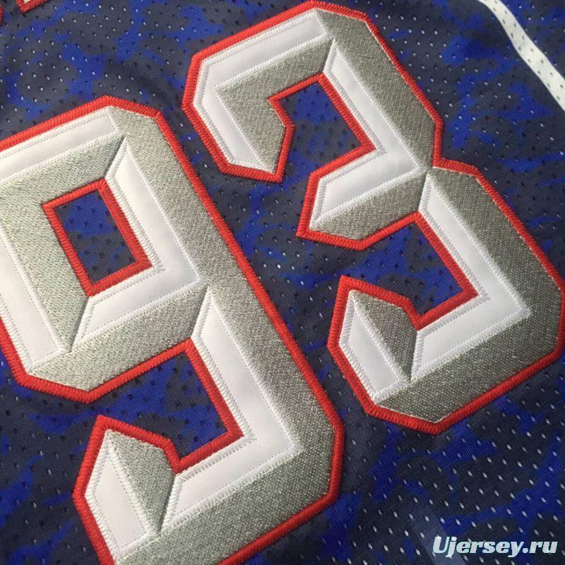 Men's BAPE Blue Retro Classic Team Jersey