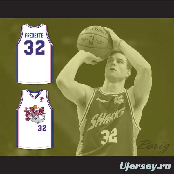 Jimmer Fredette 32 Shanghai Sharks White Basketball Jersey