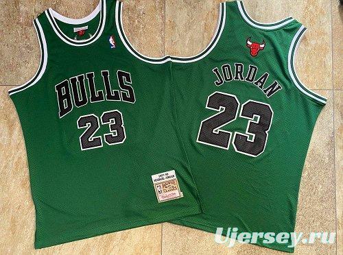 Men's Michael Jordan Green Retro Classic Team Jersey