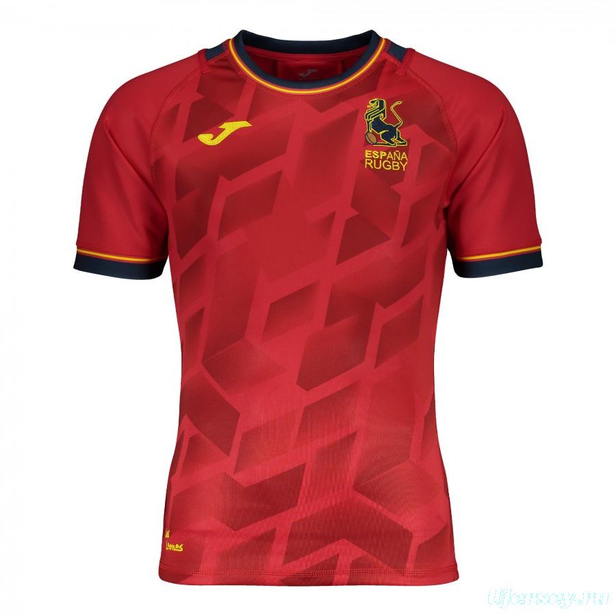 Spain 2021 Men's Home Rugby Jersey