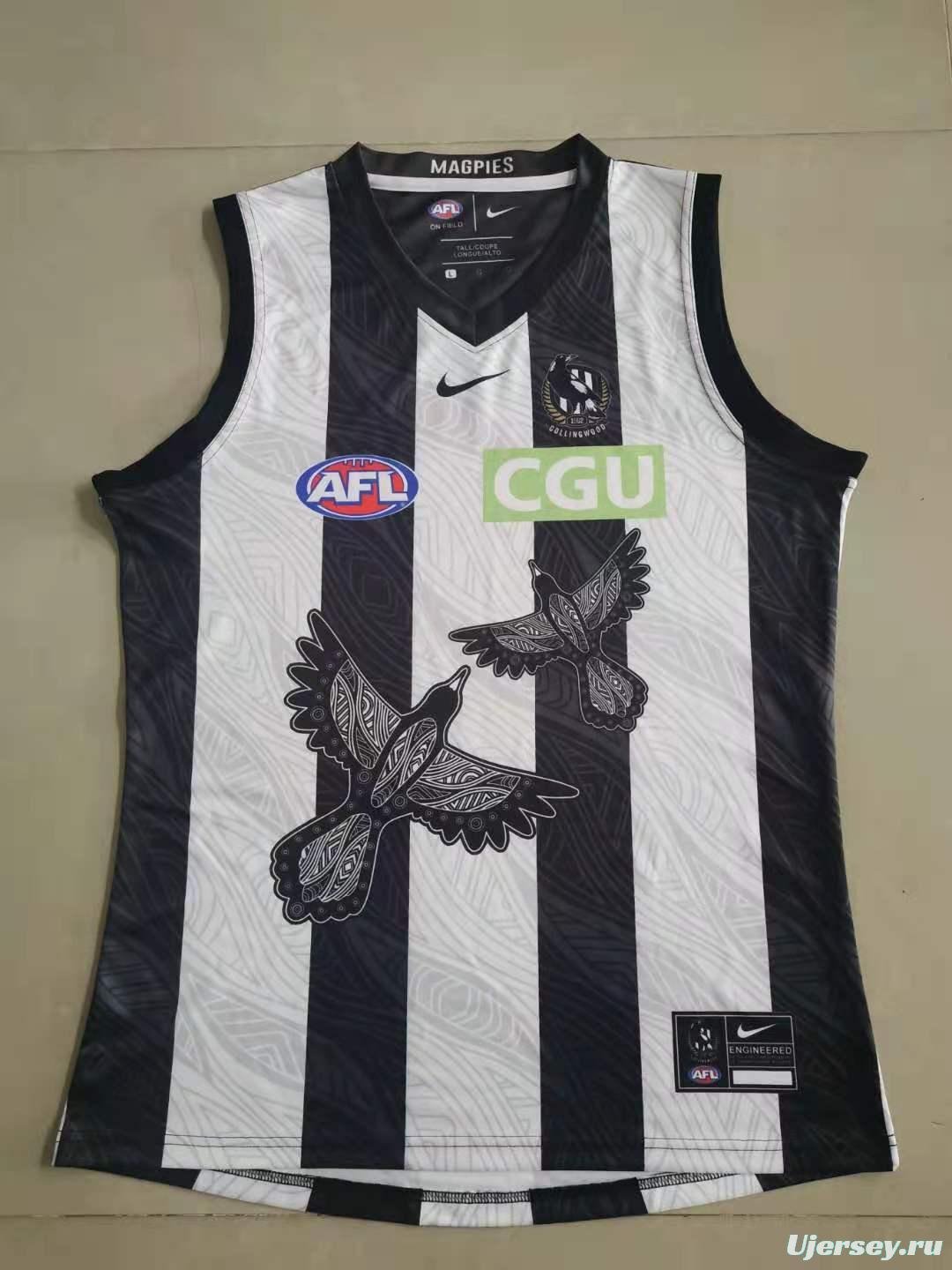 Collingwood Magpies 2021 Men's Indigenous Guernsey