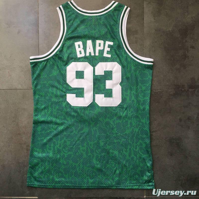 Men's BAPE Green Retro Classic Team Jersey