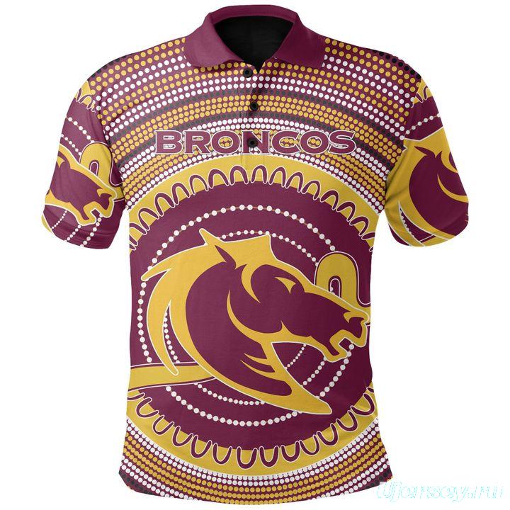 Brisbane Broncos 2020 Mens Football Polo Shirt