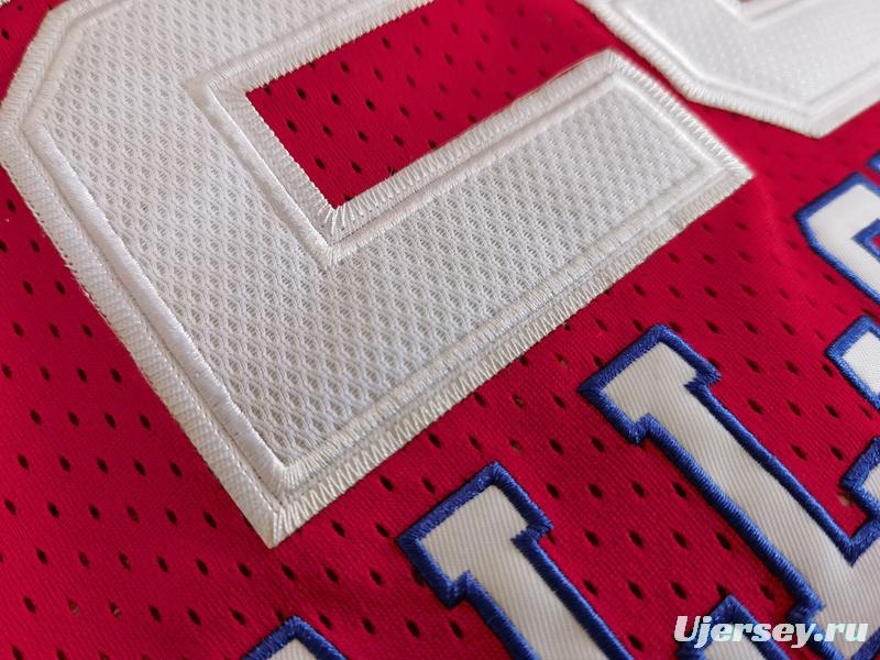 Men's Michael Jordan Red Retro Classic Team Jersey