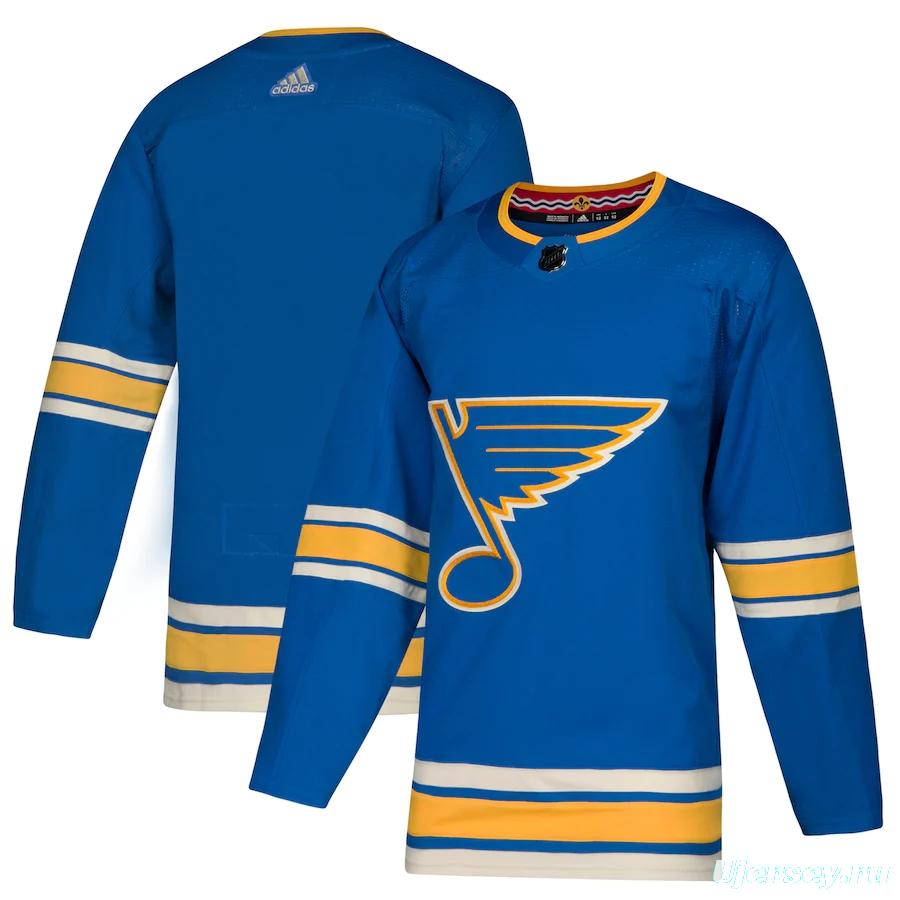 Men's Blue Alternate Blank Team Jersey