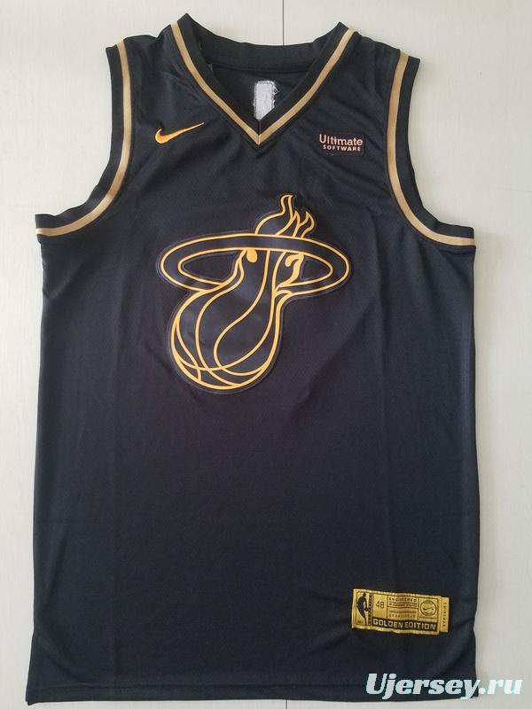 Dwyane Wade 3 Black Golden Edition Jersey