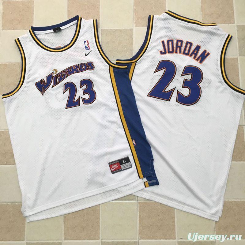 Men's Michael Jordan White Retro Classic Team Jersey