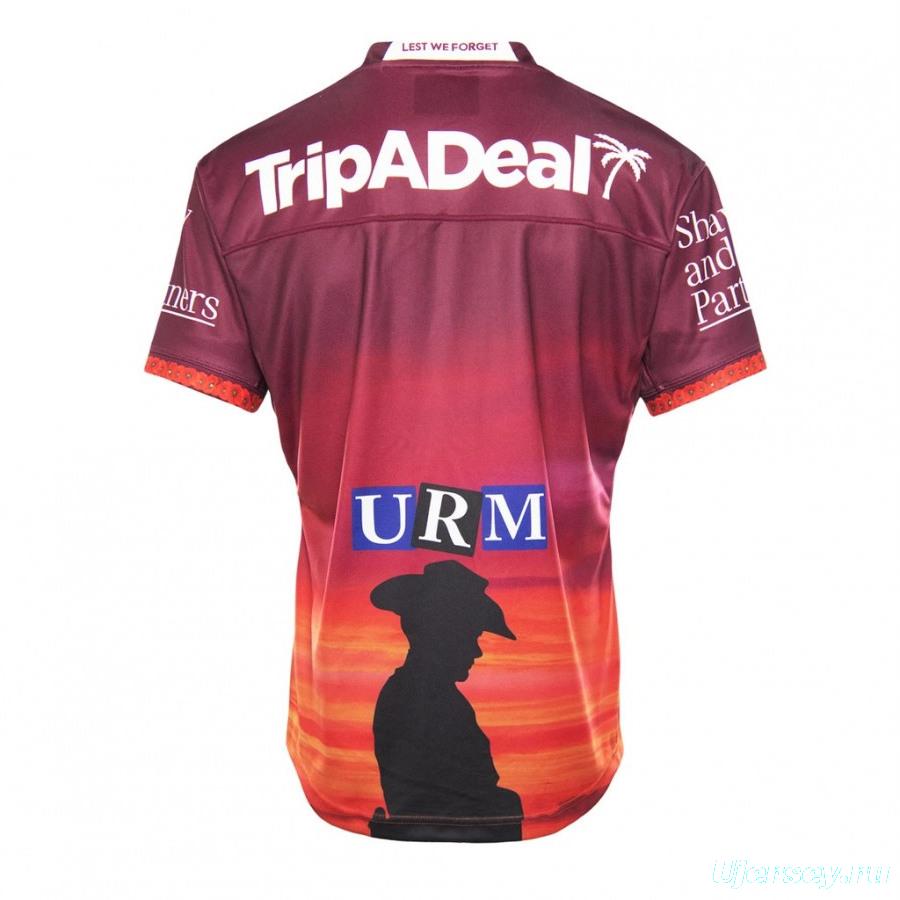 Manly Warringah Sea Eagles 2021 Mens Anzac Rugby Jersey