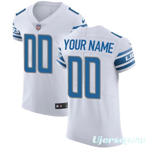 Men's White Custom Team Color Elite Team Jersey