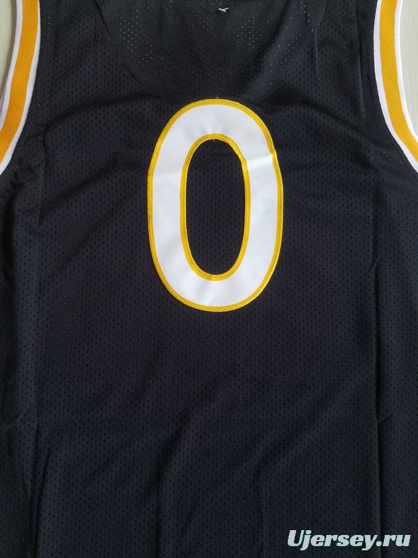 Mon Stars 0 Alien Black Bastetball Jersey