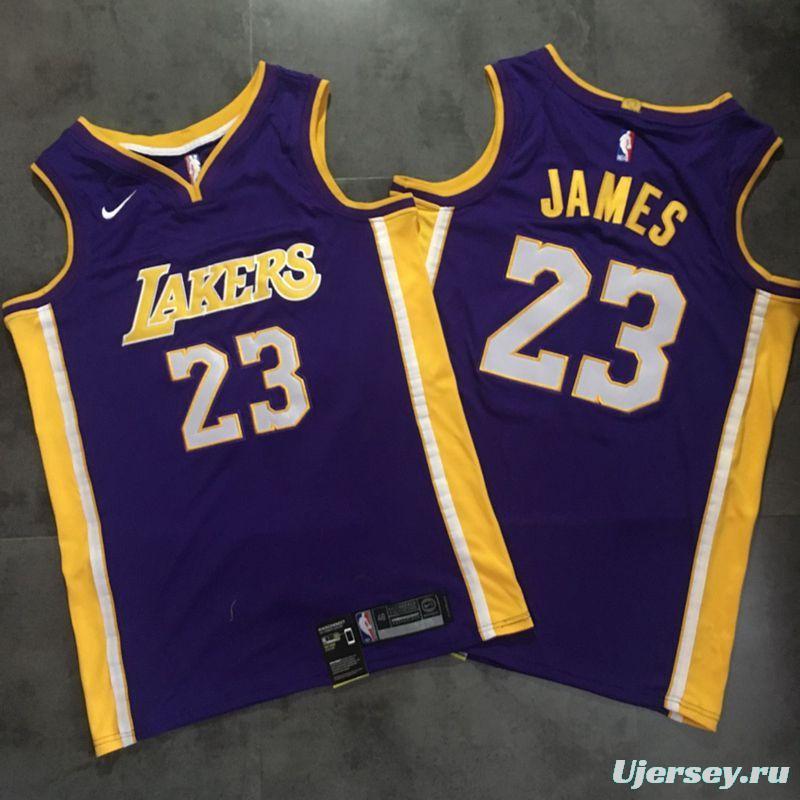 Men's LeBron James Purple Retro Classic Team Jersey