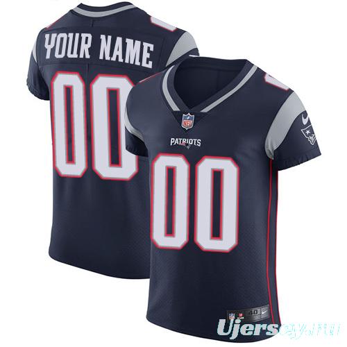 Men's Navy Customized Elite Team Jersey