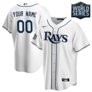 Youth White 2020 World Series Bound Custom Team Jersey