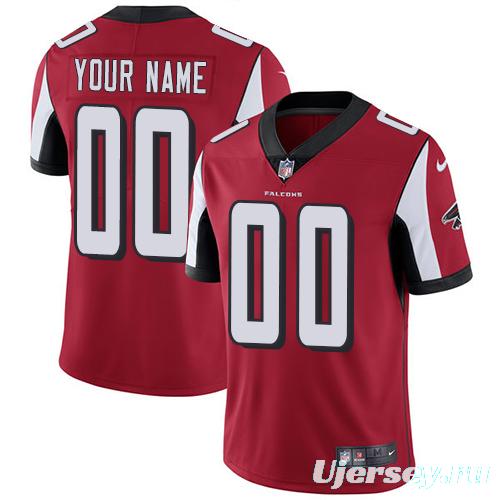 Men's Red Custom Limited Team Jersey